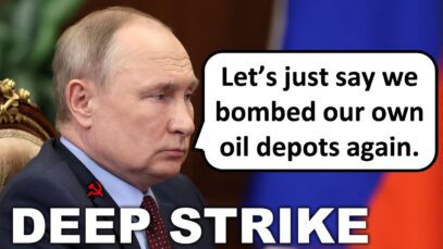 Russian Oil Depot Taken OFF LINE by Ukrainian Strike