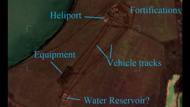 Satellite Imagery of New Russian Helicopter Base/Landing Strip North of