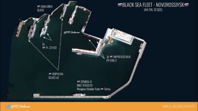 Satellite Imagery of Sevastopol Naval Base and Novorossiysk Naval Base
