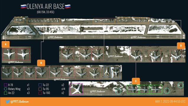 Satellite Photos of Two of Russia’s Bomber Bases — Olenya