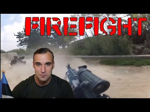 Estonian Soldier watches U.S. Troops in Action