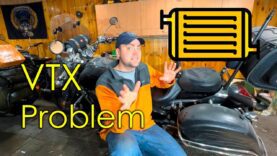 Honda VTX Radiator Leak Troubleshooting | Coolant Drain | Radiator