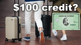 How to use Away Luggage $100 AMEX GREEN Credit?