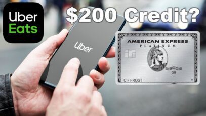 How to use Uber $200 AMEX PLATINUM Credit?