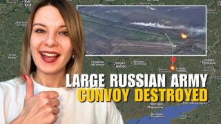 LARGE RUSSIAN ARMY CONVOY DESTROYED IN DONETSK REGION Vlog 1003: