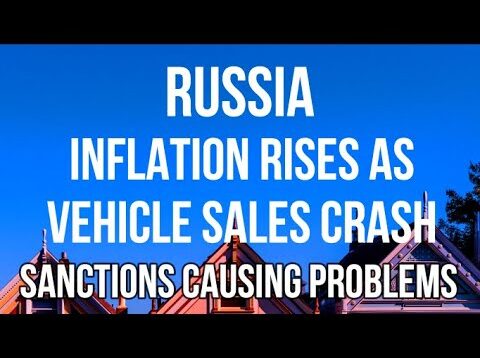 RUSSIAN Economy in CRISIS as Inflation RISES & Vehicle Sales