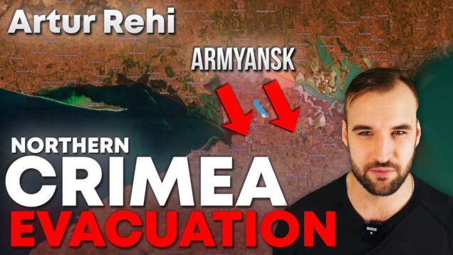 Russia is evacuating northern Crimea