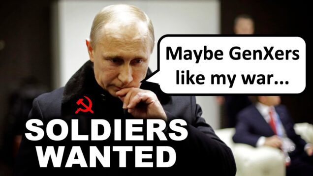 Russia is so desperate, they are recruiting 45 year old’s