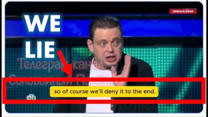 Russian Propagandists Admit to Lying