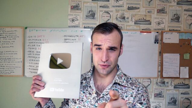 Silver Play Button