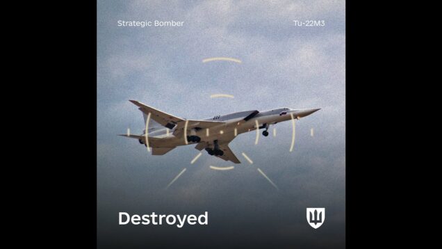 Tu-22M3 Confirmed Shot Down by Drone Whilst Landing!