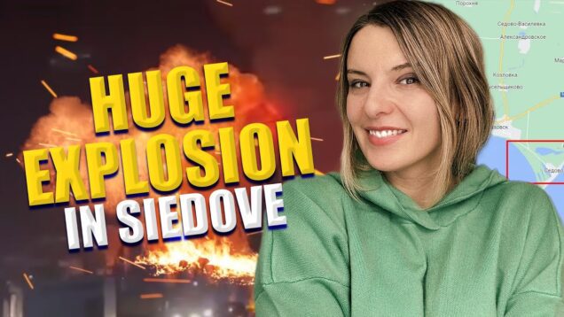 UKRAINE STRIKES RUSSIAN AMMUNITION DEPOT & HELICOPTERS IN OCCUPIED SIEDOVO.