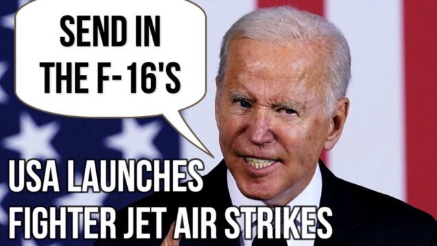 USA Launches Fighter Jet Air Strikes on Iran in Syria