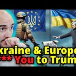 Ukraine & Europe Give Trump "Peace Plan" BIG Middle Finger