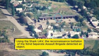 Ukrainian Air Strike on Drone Operation Centre and Artillery Strike