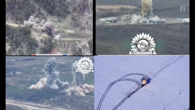Ukrainian Air Strikes Hit Russian Targets & Russian Radar and
