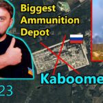 Update from Ukraine Wow! Huge Ruzzian Ammunition Warehouse Kaboomed near Moscow