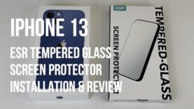 iPhone 13 ESR Tempered Glass Screen Protector – Installation, Demonstration,