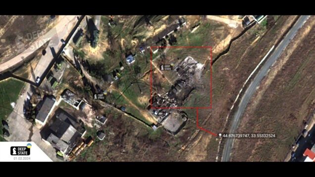 Damage to Belbek Air Base by Storm Shadow Seen in