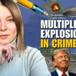 MULTIPLE EXPLOSIONS IN CRIMEA: DZHANKOI ON FIRE Vlog 1046: War in Ukraine