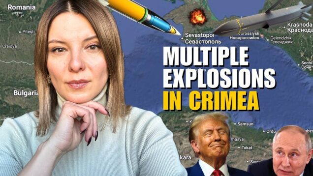 MULTIPLE EXPLOSIONS IN CRIMEA: DZHANKOI ON FIRE Vlog 1046: War
