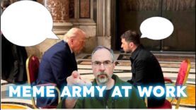 Meme Warriors Go Nuts with the Trump Zelensky Huddle