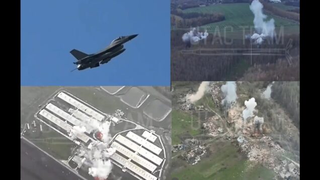 Multiple F-16 Airstrikes in Kursk (Four in the Same Area