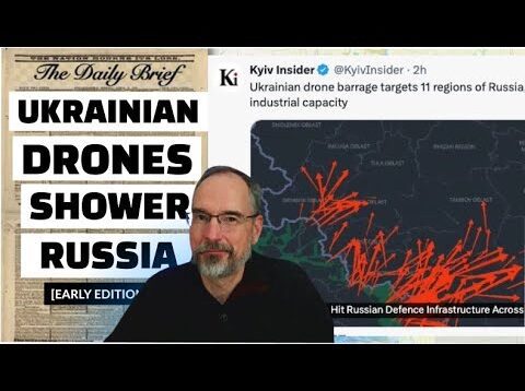 RUSSIA POWERLESS as 100+ Ukrainian Drones Pound Moscow Airports Shut,