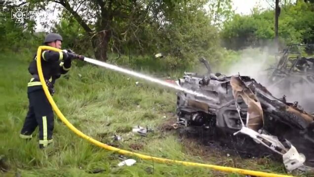 Russia Breaks the Ceasefire Already–Attacks Civilian Energy Worker with Drones