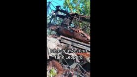 Russian Celebrates Destroyed Leopard … It’s a Russian T-90M