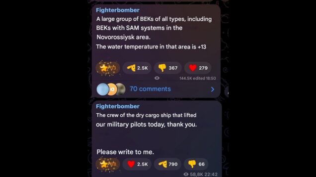 Russian Helicopter Likely Shot Down at Novorossiysk by Marine Drone