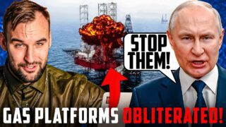 SBU Naval Drones STRIKE Black Sea Gas Platforms! (Radar &