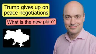 Trump gives up on fast peace process