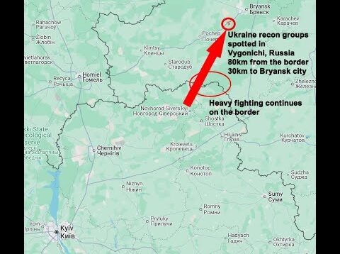 Ukrainian Special Forces Infiltrate 80 km into Bryansk: In Vygonichi