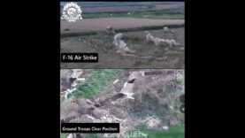 F-16 in Combined-Ops with Ground Forces in Tetkino: Air Strike