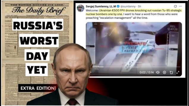 How Ukraine DESTROYED 40 Russian Bombers with $500 Drones! (It’s