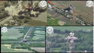 Multiple Ukrainian MiG-29 Hammer Air Strikes on Missile Storage, Drone