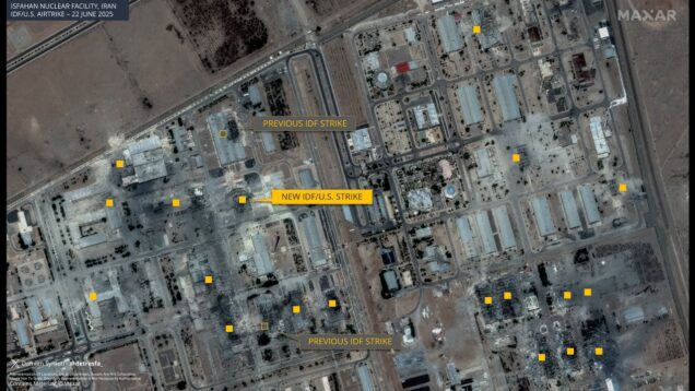 Operation Midnight Hammer: Clear Satellite Imagery of Esfahan and Natanz