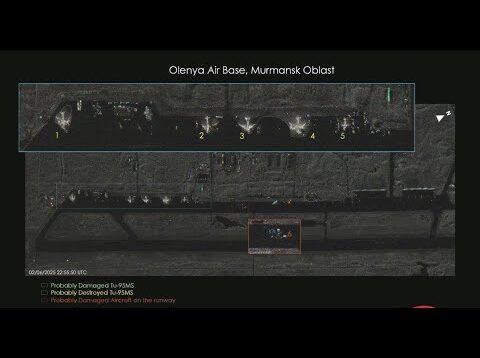 Operation Spider Web: Six Aircraft Confirmed Destroyed at Olenya, Tu-160