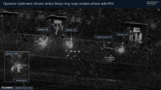 Operation Web Update: Satellite Imagery of Destroyed Bombers at Belaya