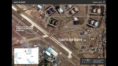 Satellite Imagery of Destroyed Iranian Air Bases, Oil Facilities and