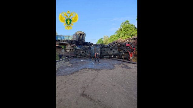 TWO Railway Bridges Collapse in Russia: One in Bryansk, One