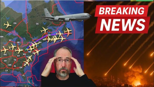 U.S. KC-135 Jets RACE to Aid Israel as Iran LAUNCHES