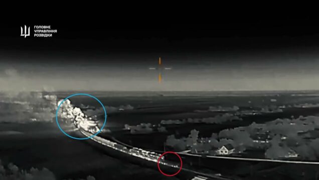 Ukrainian Drone Strike on Fuel Train in Zaporizhia