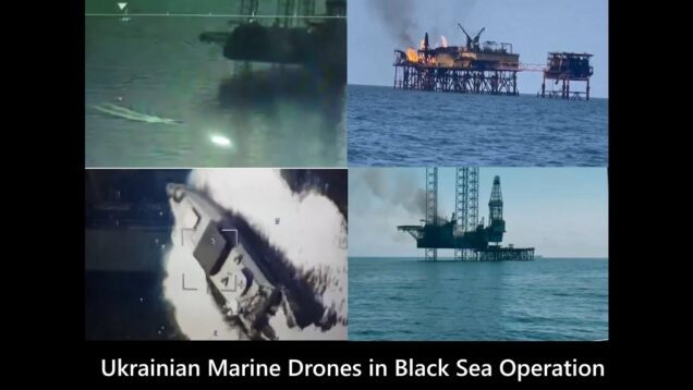 Ukrainian Marine Drones Target Russian Special Forces on Black Sea
