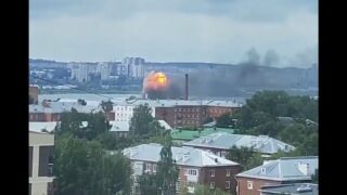 SAM System Factory Hit By Drones in Izhevsk, Russia –