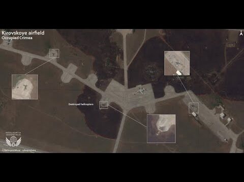Satellite Imagery Confirms Three Helicopters and Pantsir Destroyed at Kirovske