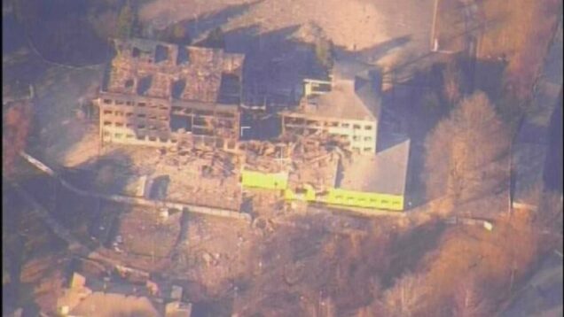 Launch and result of the Iskander OTRK. The headquarters of