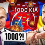 Russians Lost 1000 Soldiers in a Single Attack in KURSK | Ukraine War Update