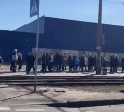 Queues to grocery stores in Kyiv….